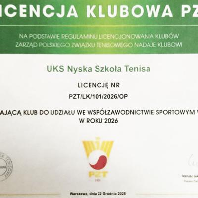 Licencja Uks 2026